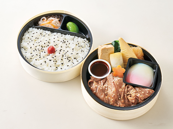 【折詰】味噌タレすき焼弁当
      <p class=