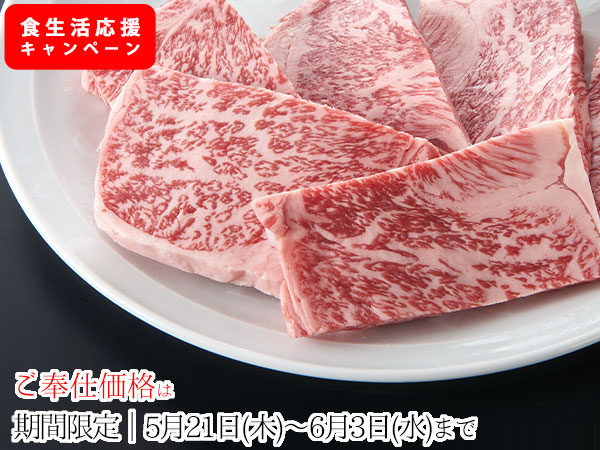 期間限定価格・黒毛和牛【ロースステーキ切り落とし/300g】